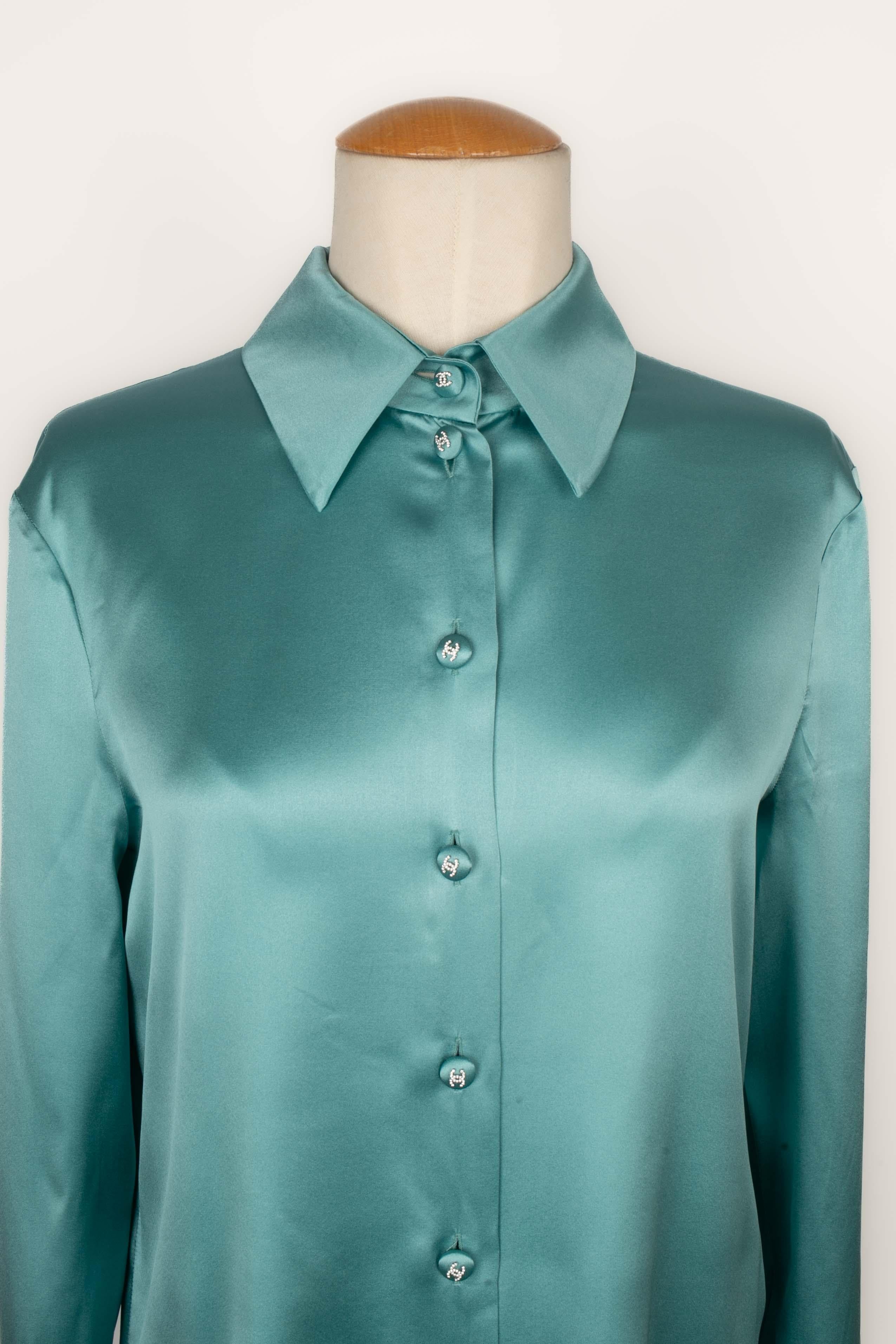 Chanel silk shirt 3