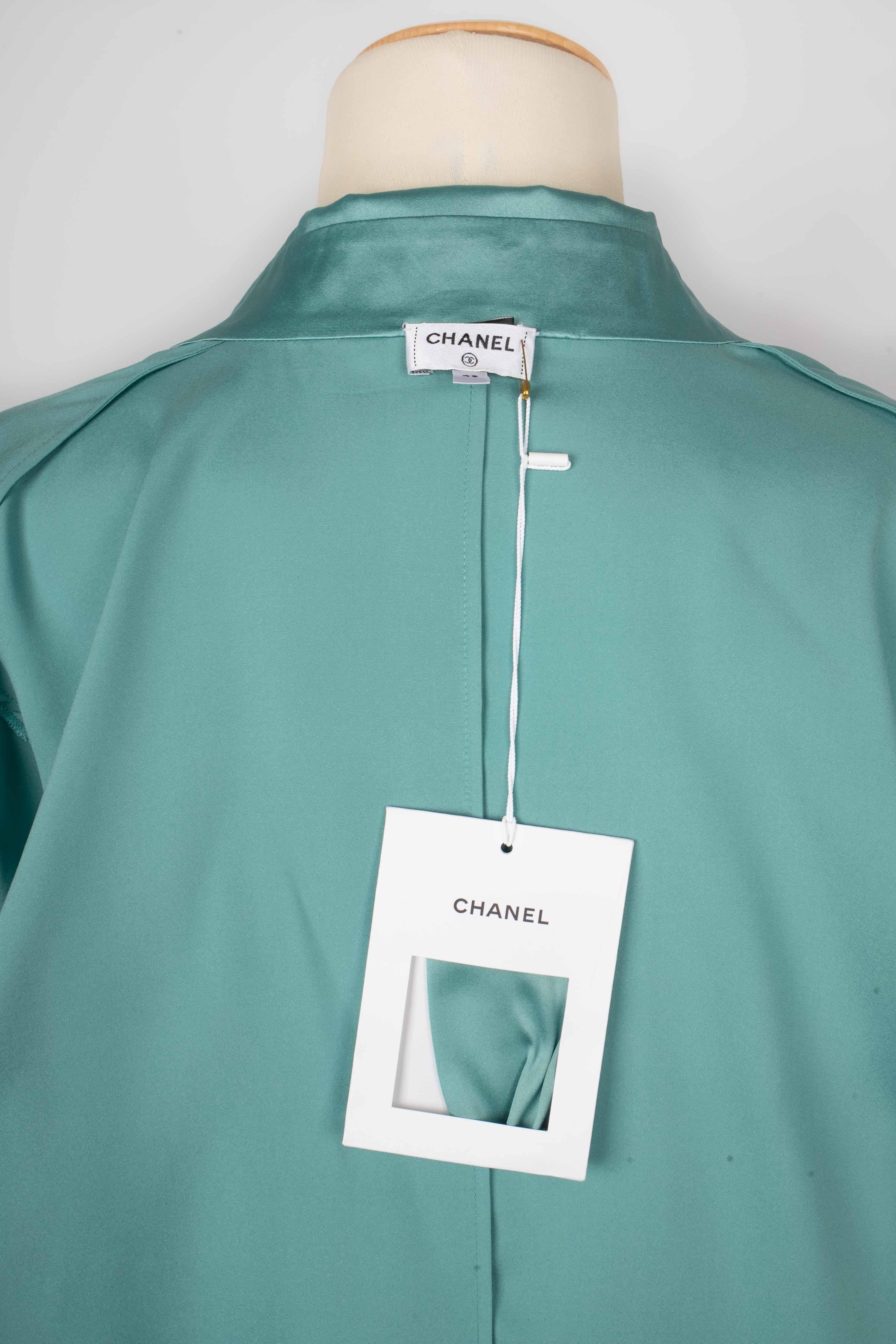 Chanel silk shirt 4