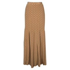 Chanel silk skirt by Karl Lagerfeld circa 1985