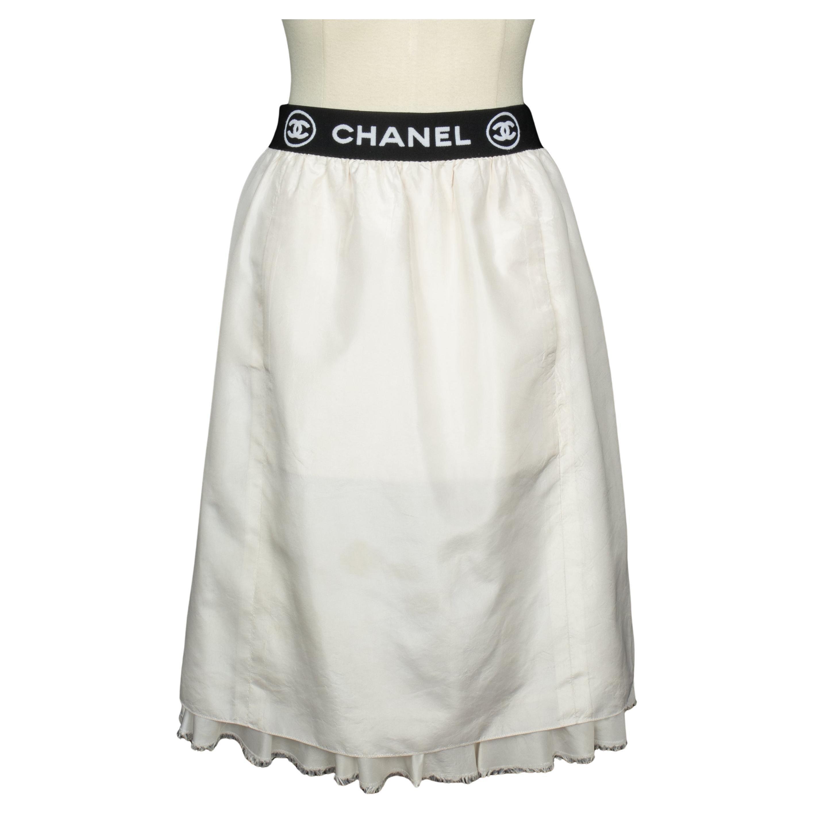 Chanel silk skirt spring 2006