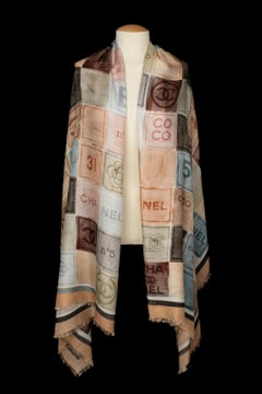 Chanel silk stole