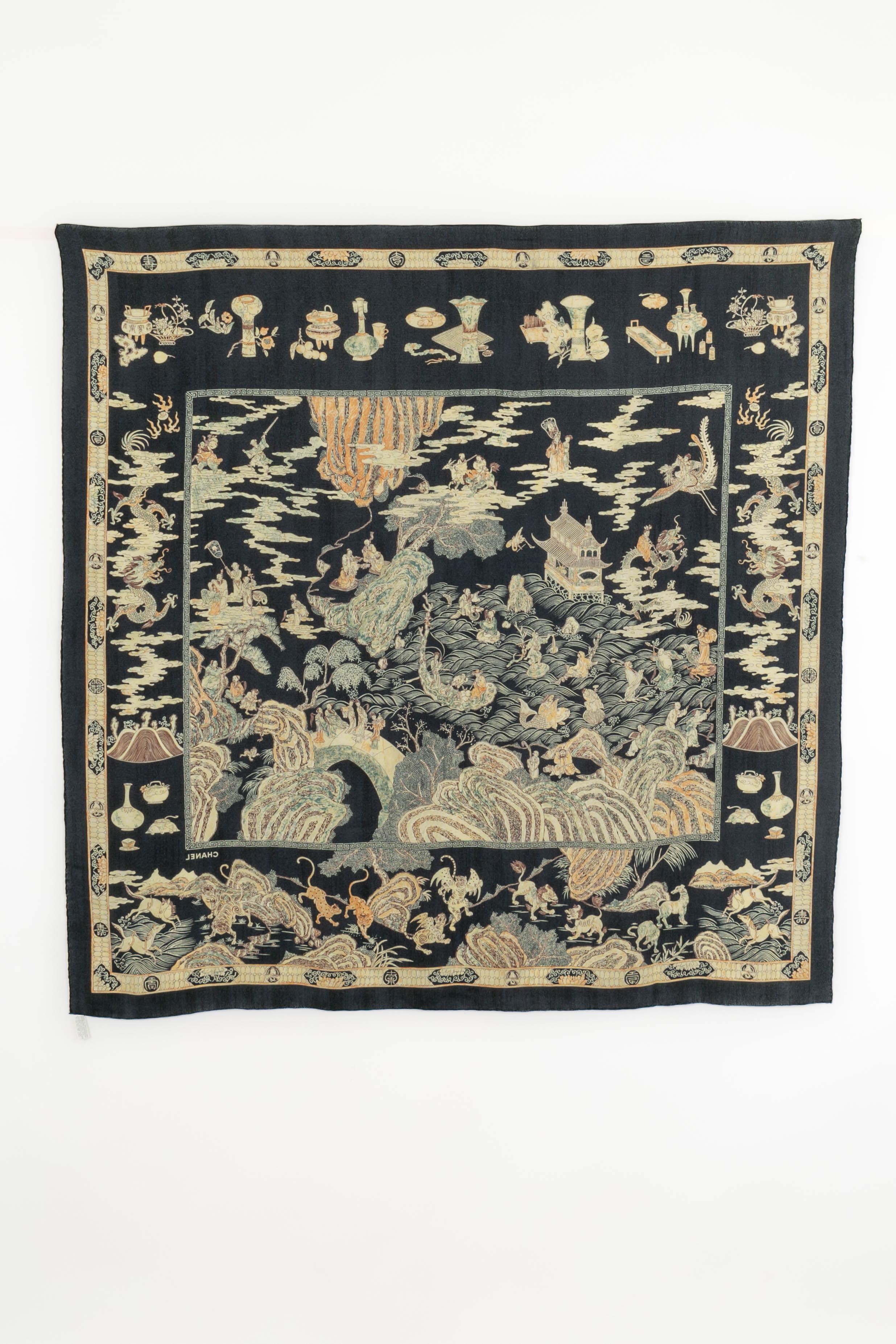 Chanel Seidenstola / Foulard 2