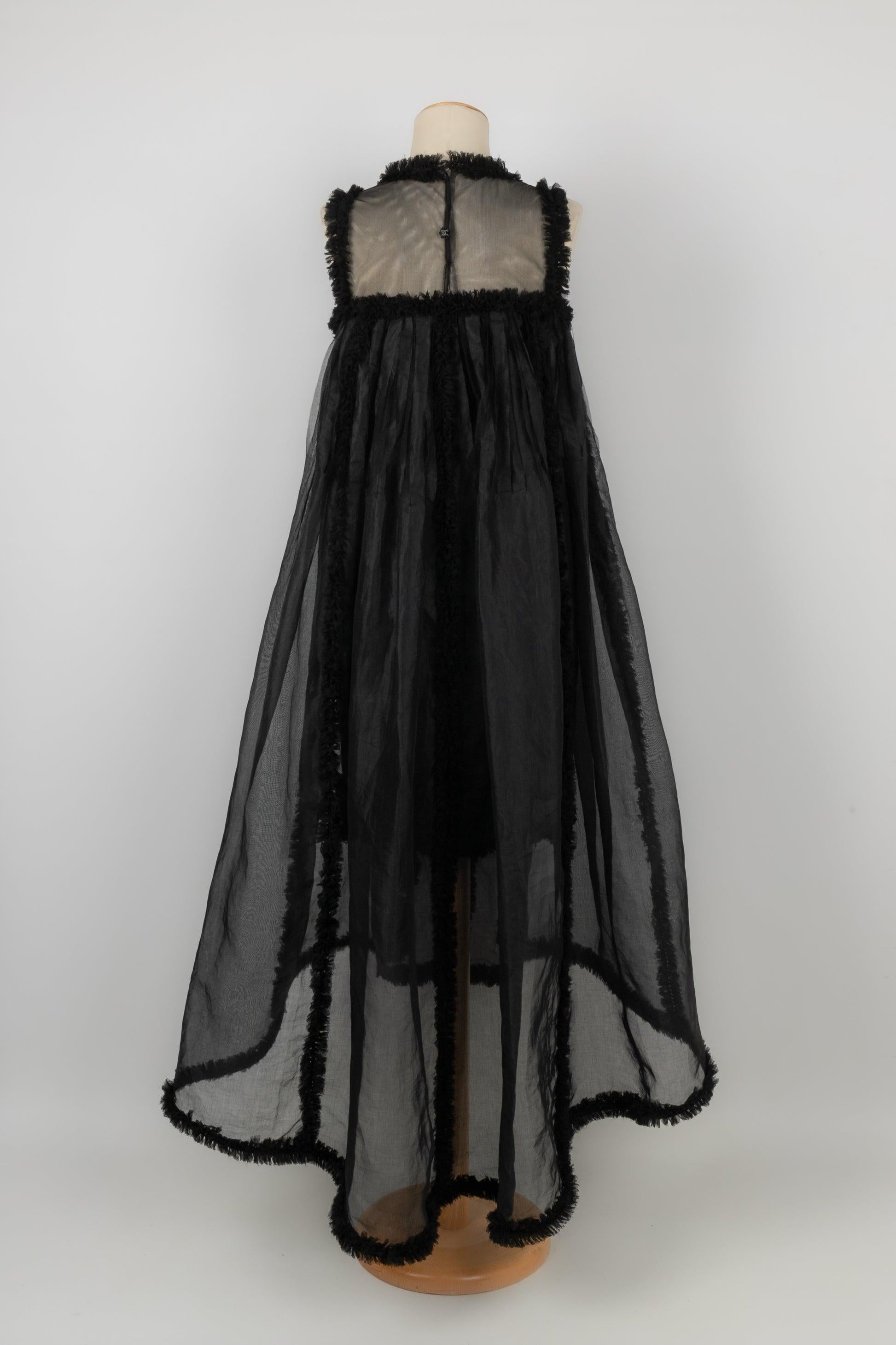 Chanel Silk Taffeta Black Dress, Spring 2011 In Excellent Condition In SAINT-OUEN-SUR-SEINE, FR