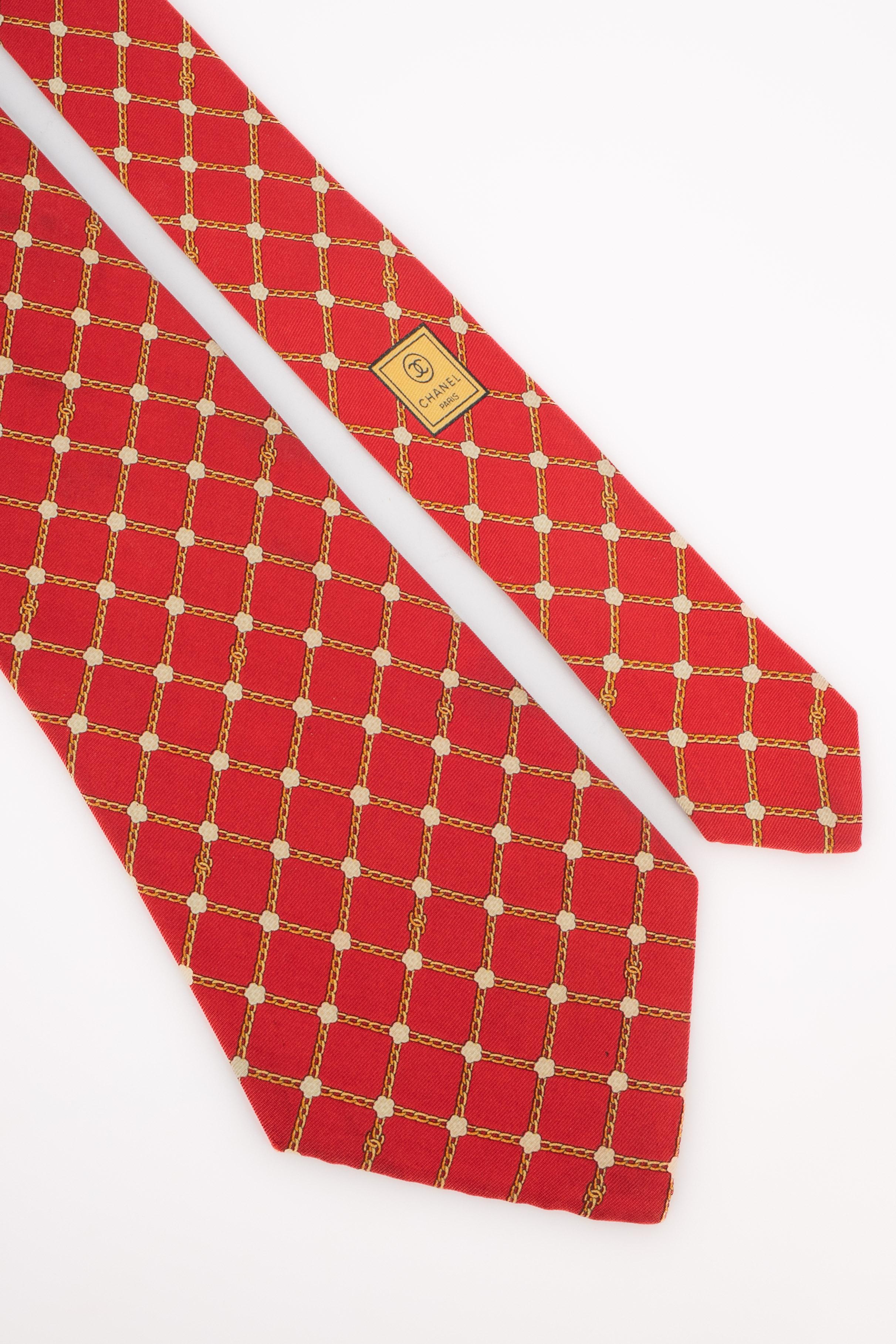Men's Chanel silk tie For Sale