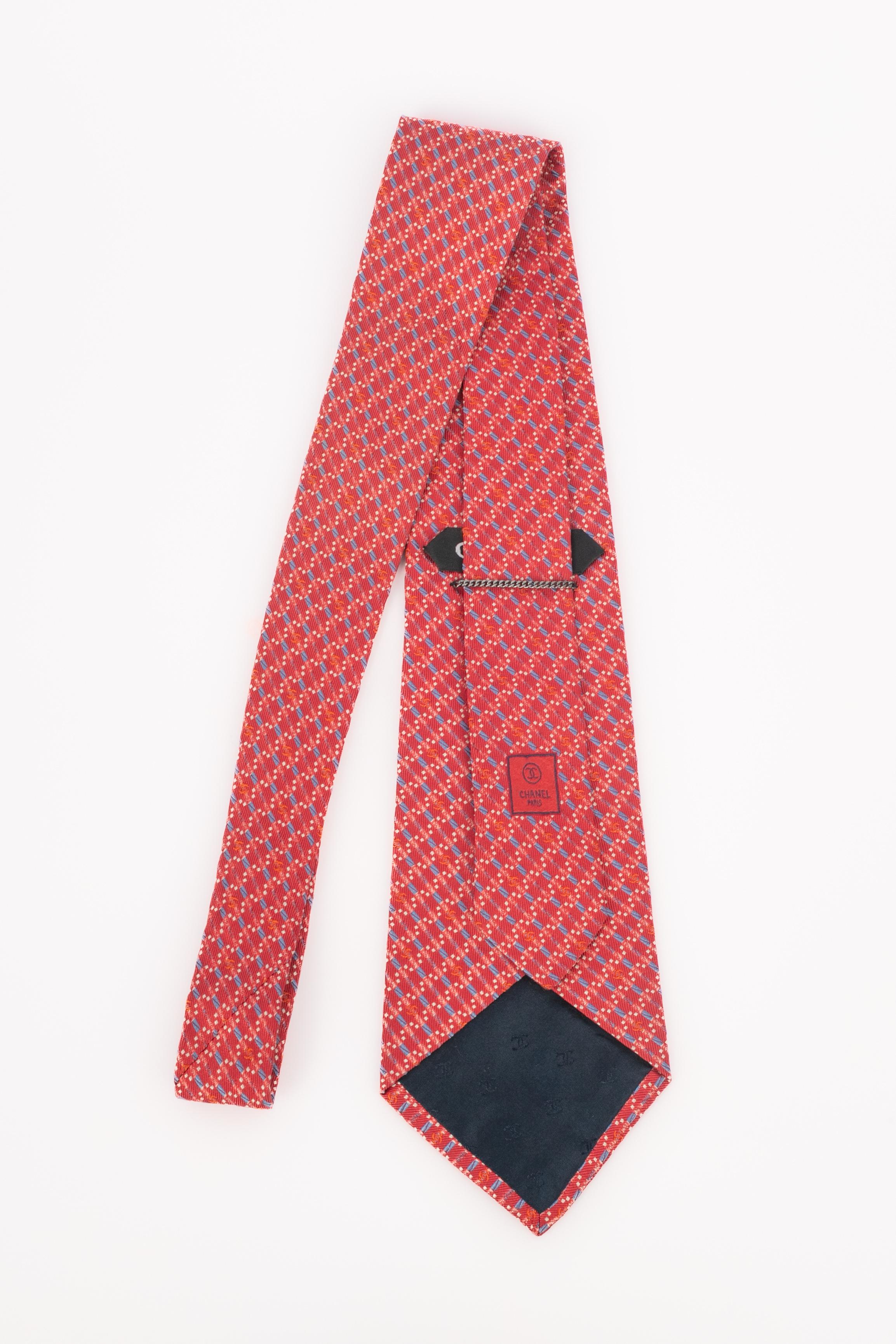 Men's Chanel silk tie For Sale