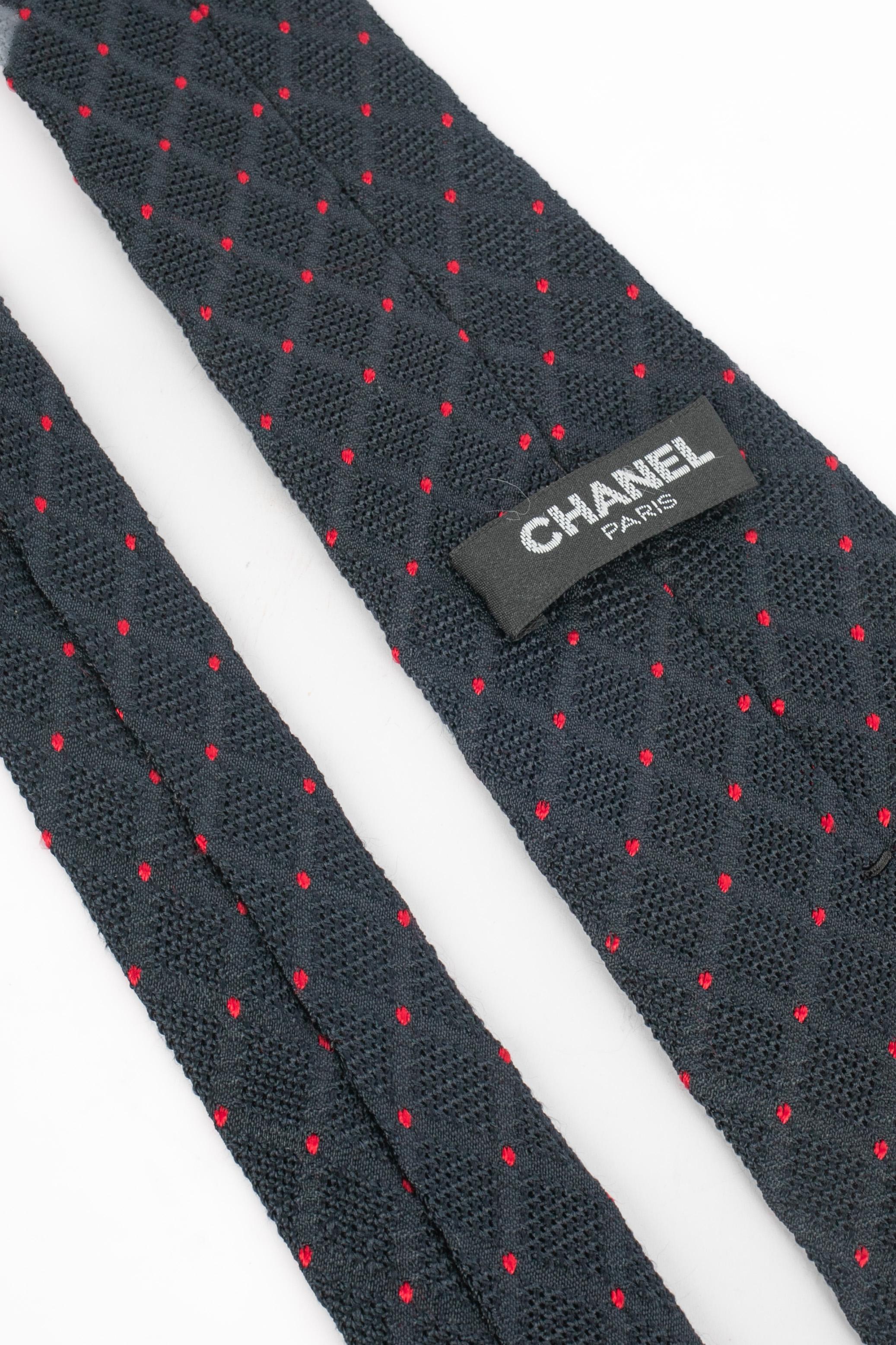 Chanel silk tie For Sale 1
