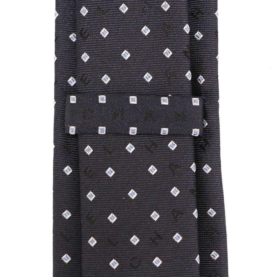 Corbata de seda Chanel en venta 1
