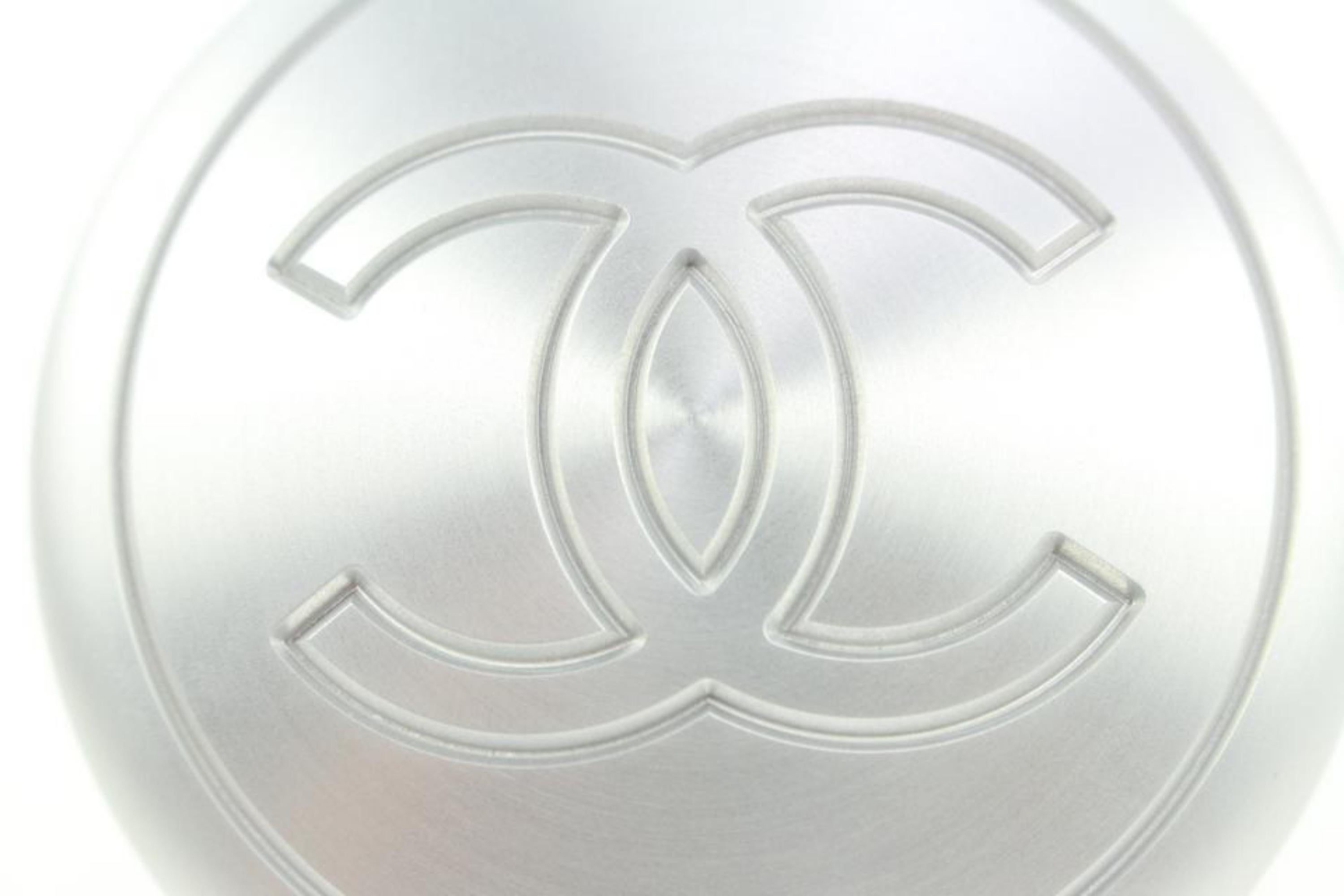 Chanel Silber 2022 Ultra Rare Cc Logo Yo-yo Spielzeug Spiel 31c33 im Angebot 8