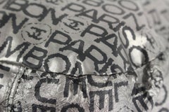 Chanel Silver 31 Rue Cambon CC Coco Graphic 2way Hobo Bag 115c18