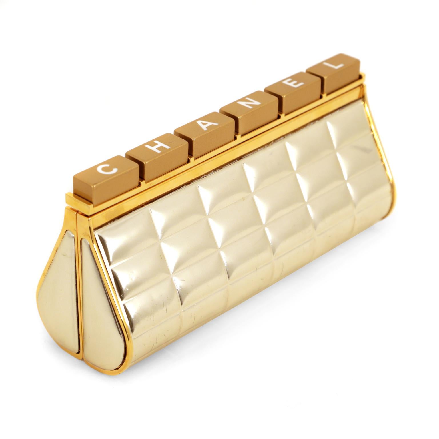 chanel keyboard clutch