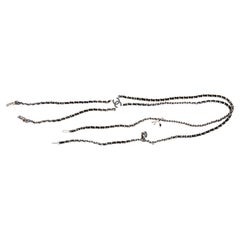 Chanel Plata Negro Raro Tirantes