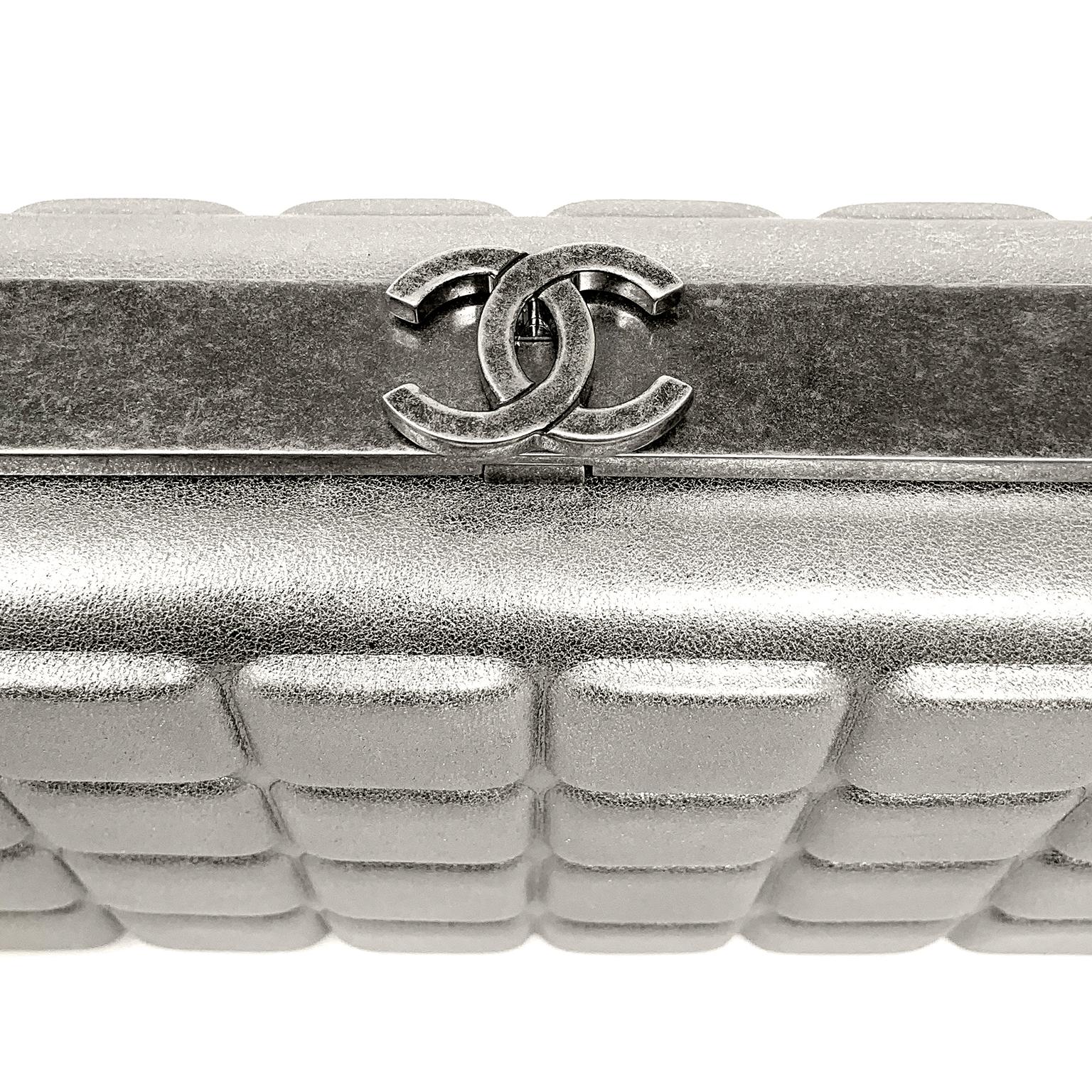 Chanel Silver Box Bag 5