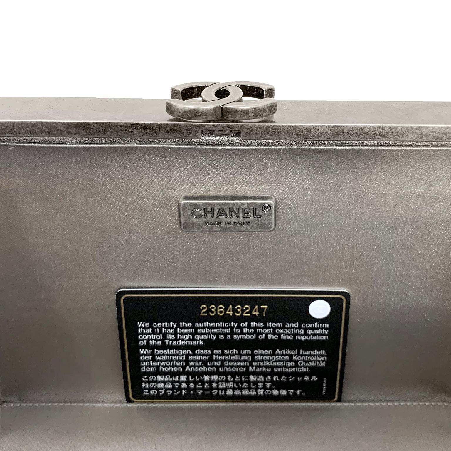 Chanel Silver Box Bag 8