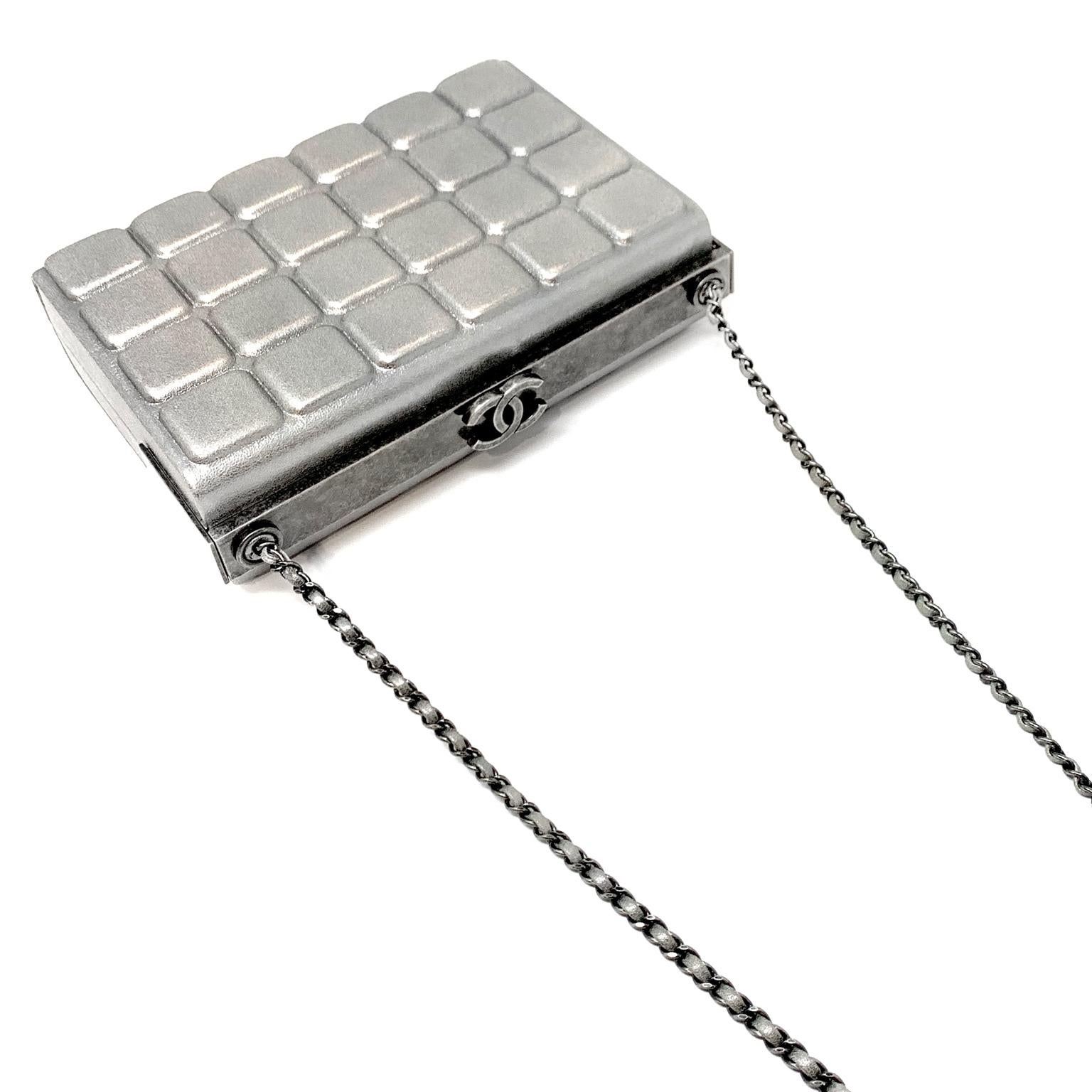 Chanel Silver Box Bag 9