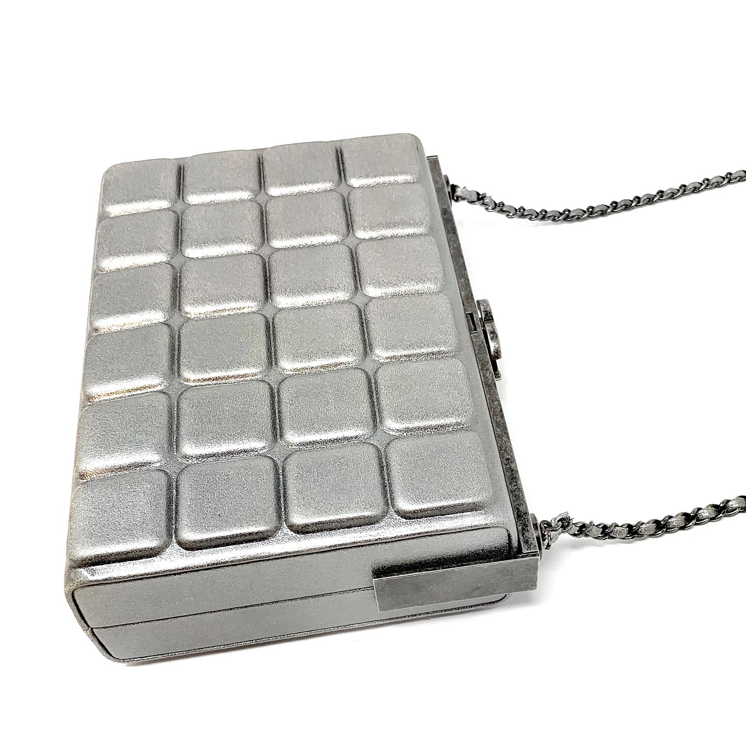 Chanel Silver Box Bag 1