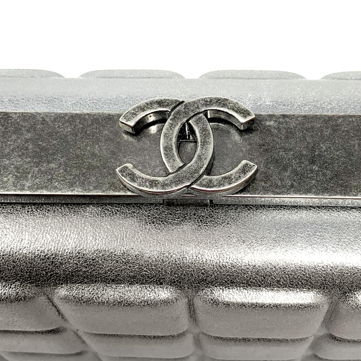 Chanel Silver Box Bag 4