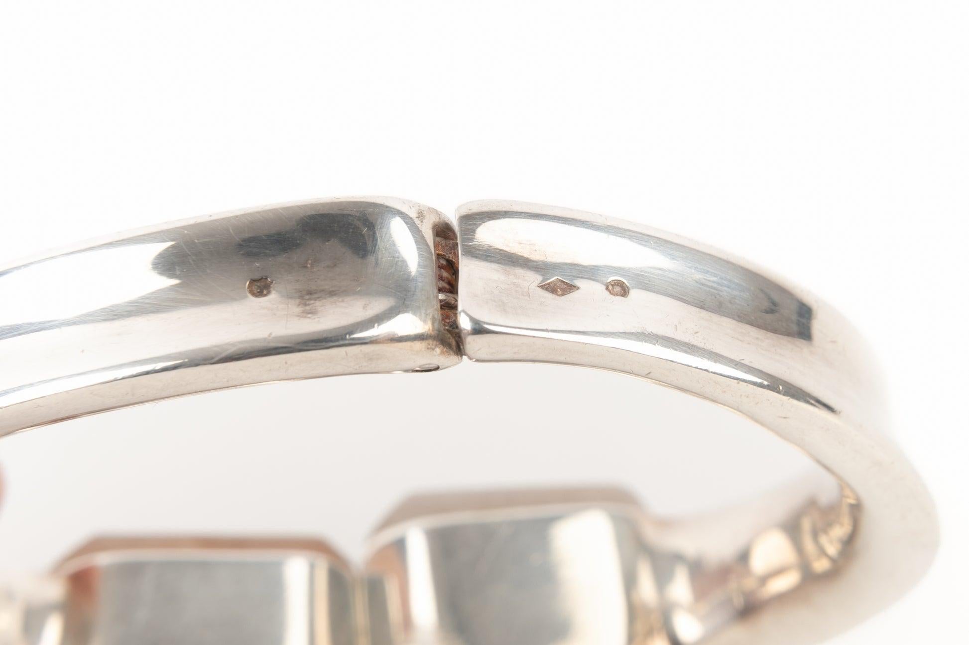 Bracelet en argent de Chanel, années 1980 6