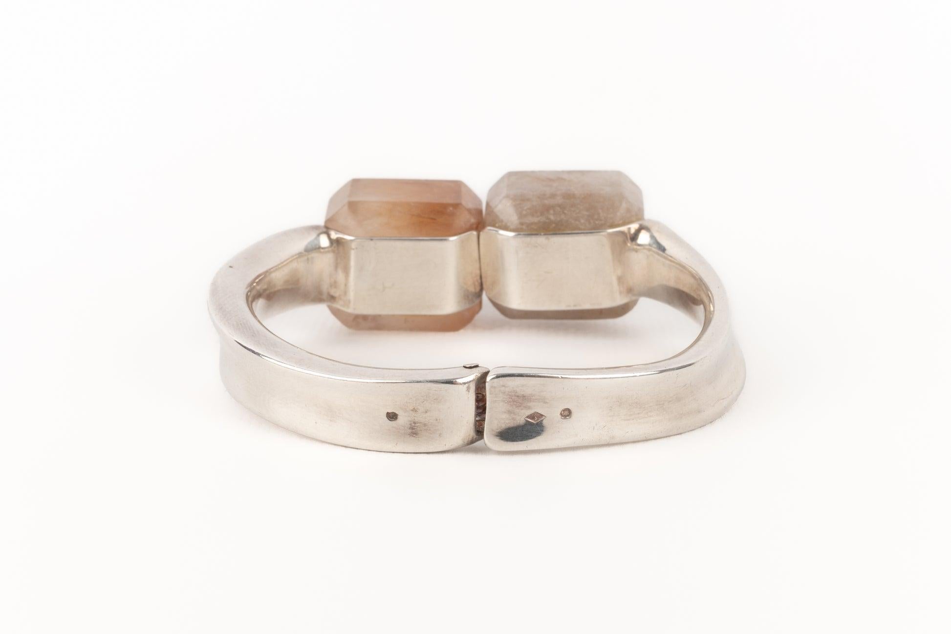 Bracelet en argent de Chanel, années 1980 1