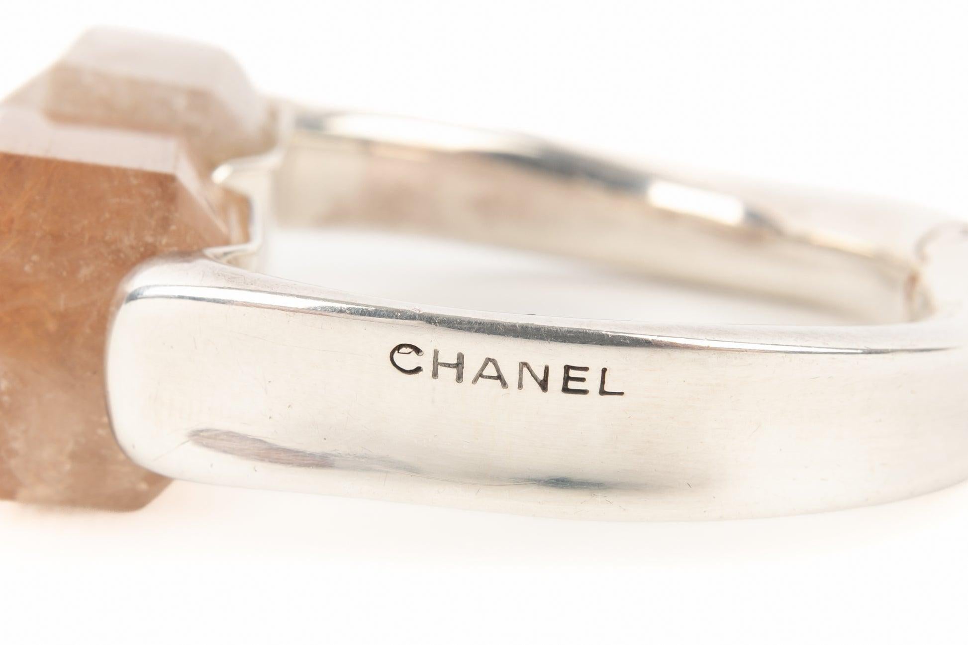 Bracelet en argent de Chanel, années 1980 5