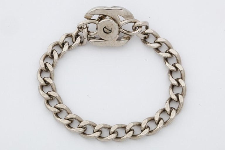 Chanel Silver Bracelet For Sale at 1stDibs chanel bracelet silver