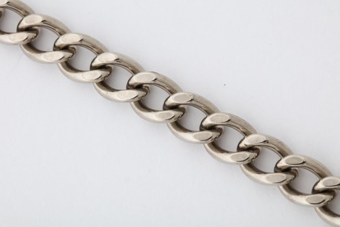 Chanel Silver Bracelet For Sale 4