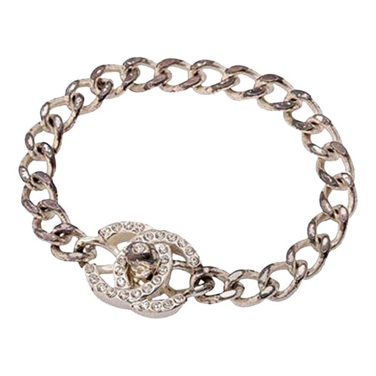 Chanel Silver Bracelet For Sale at 1stDibs