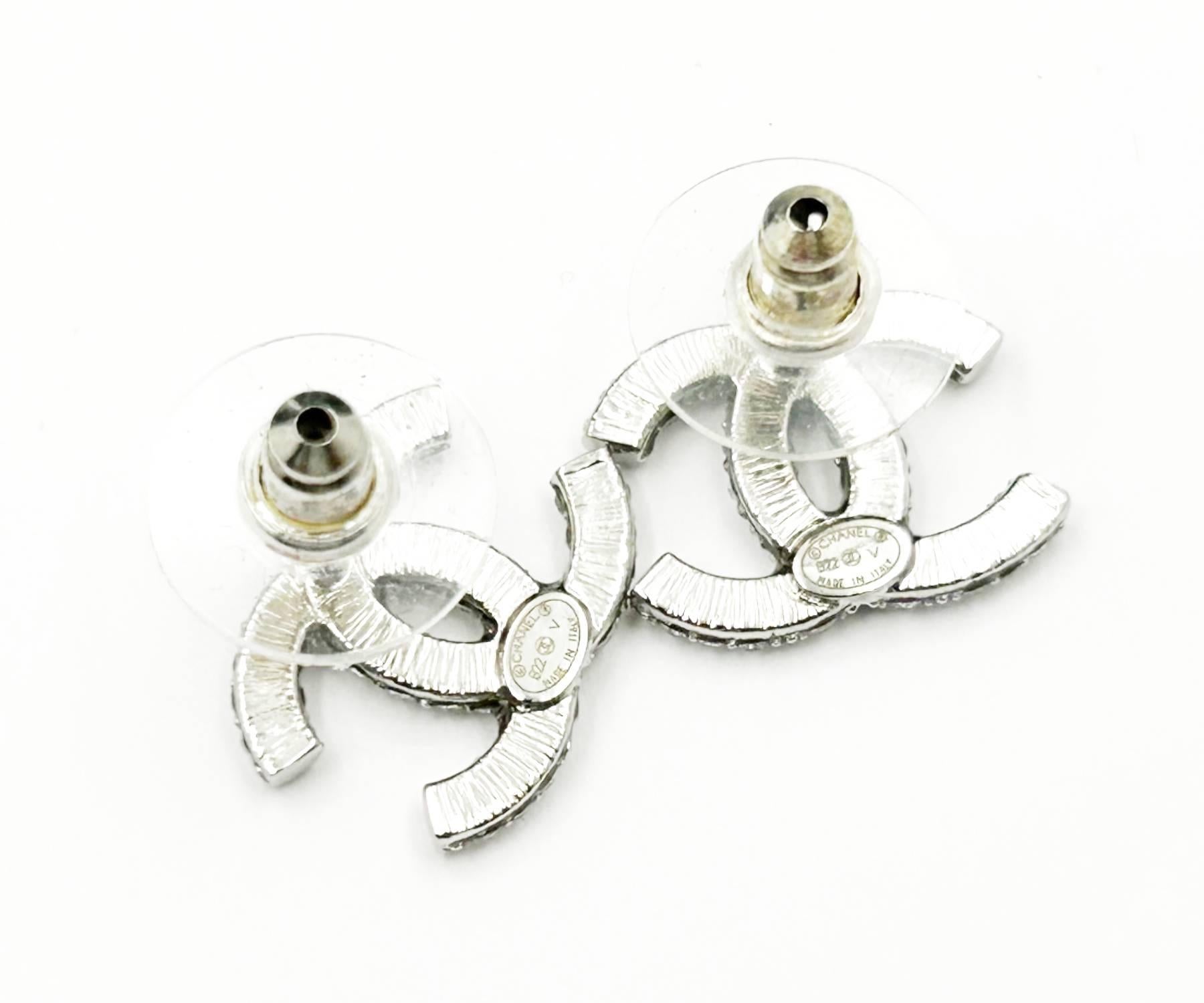 chanel stud earrings