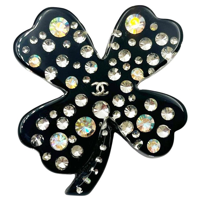 Chanel Clover - 131 For Sale on 1stDibs  black clover necklace chanel, chanel  clover bracelet, black clover earrings chanel