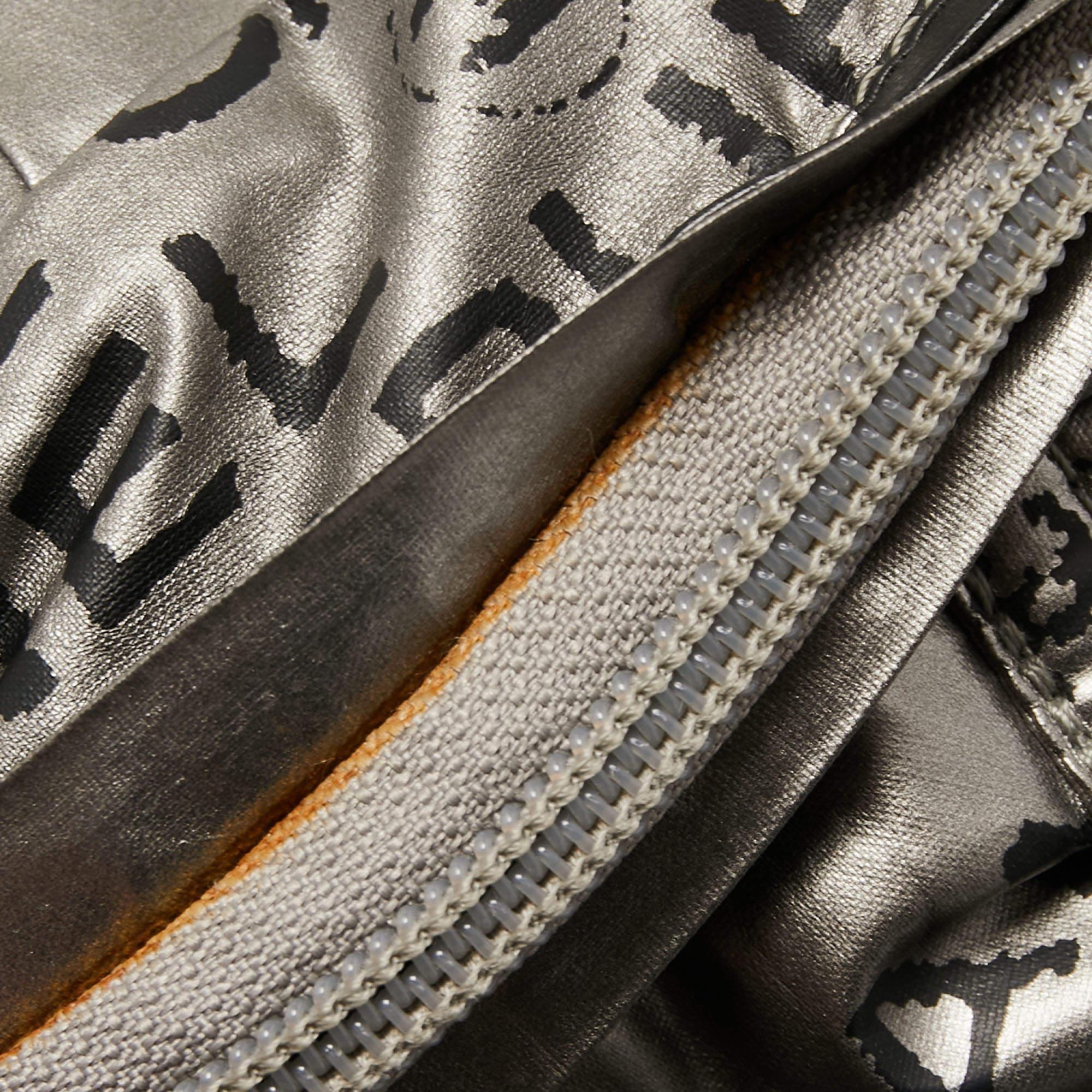 Chanel Silver Coated Nylon 31 Rue Cambon Shoulder Bag 3