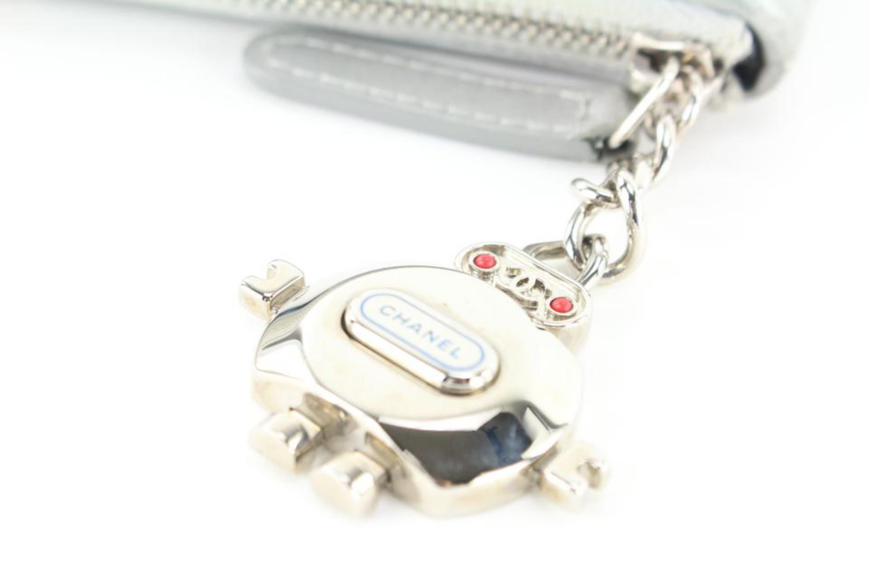 Chanel Silver Keyboard Clutch 1C1027 10