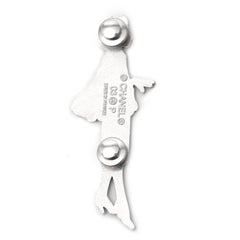 Chanel Silver Lady Coco Pin Brooch