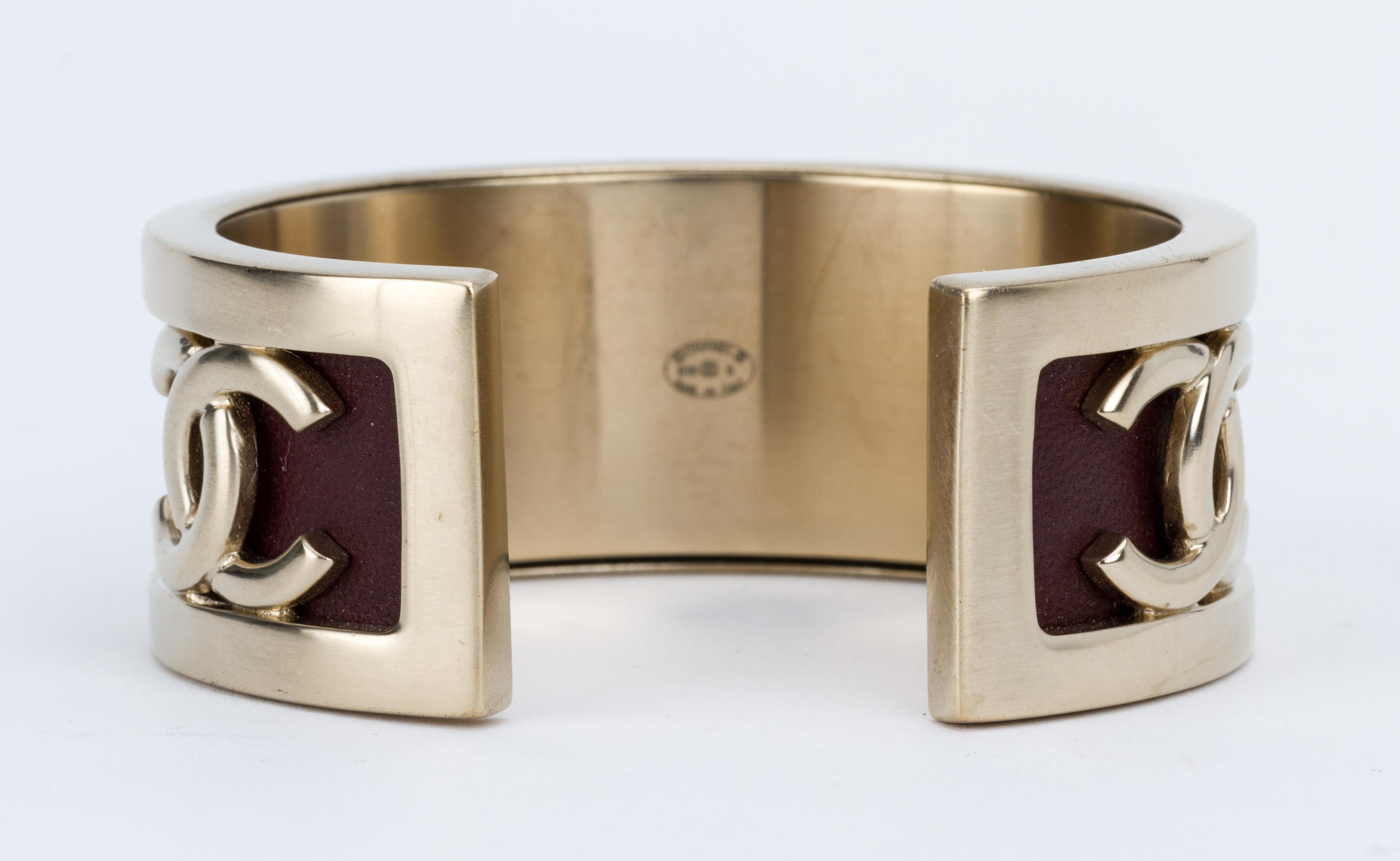 chanel silver cuff bracelet
