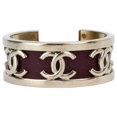 chanel bracelet cuff Chanel Silver
Leather Cuff Bracelet