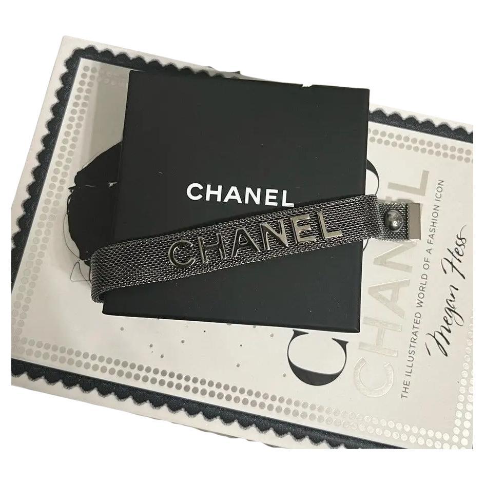 Chanel Silver Mesh Bracelet, Fall 2017