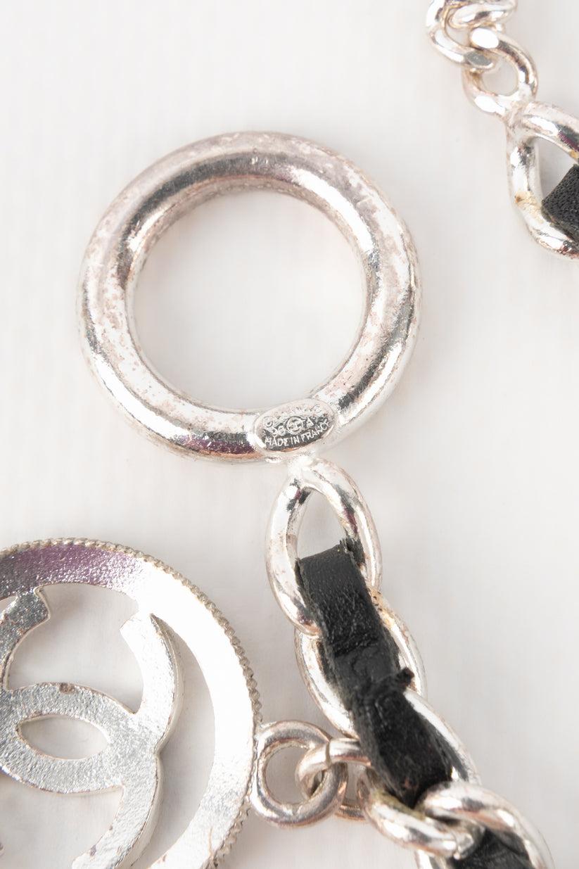 Chanel Silver Metal Charm Bracelet, 1996 2