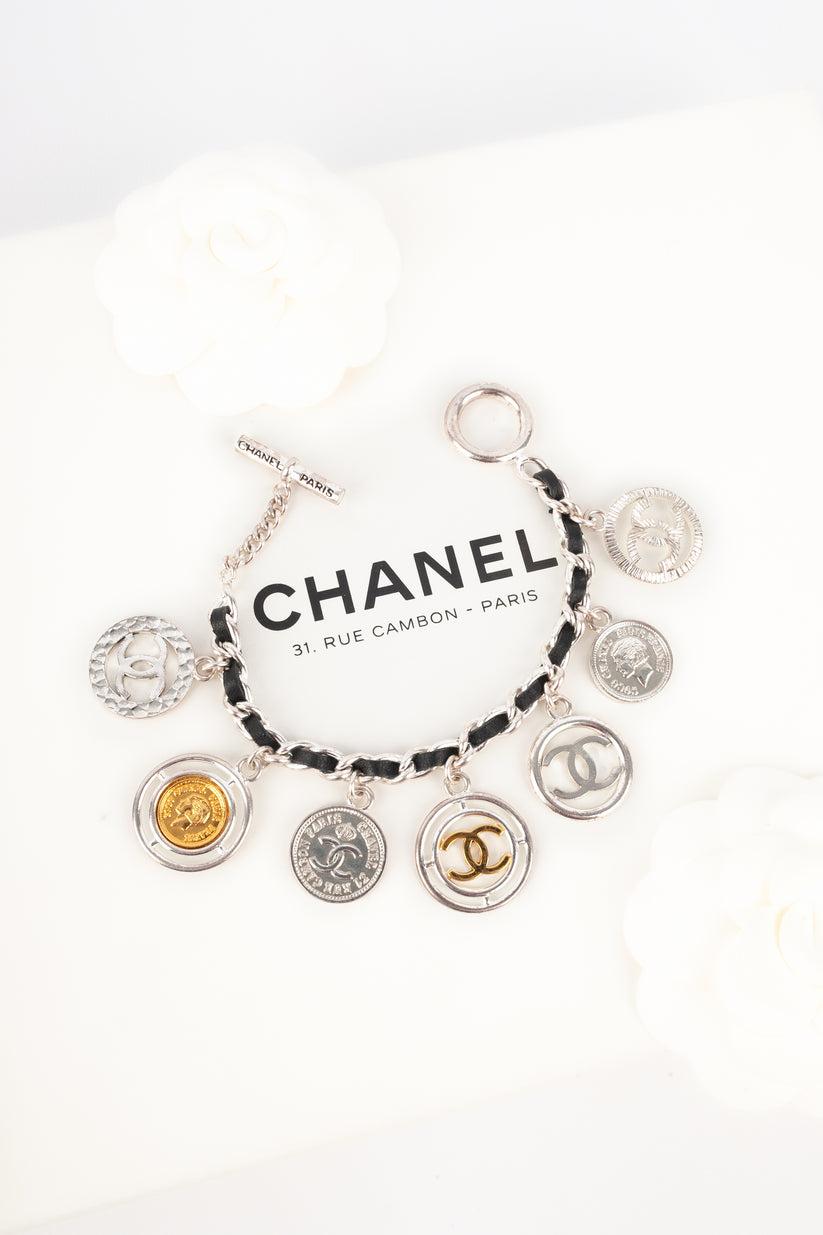 Chanel Silver Metal Charm Bracelet, 1996 4
