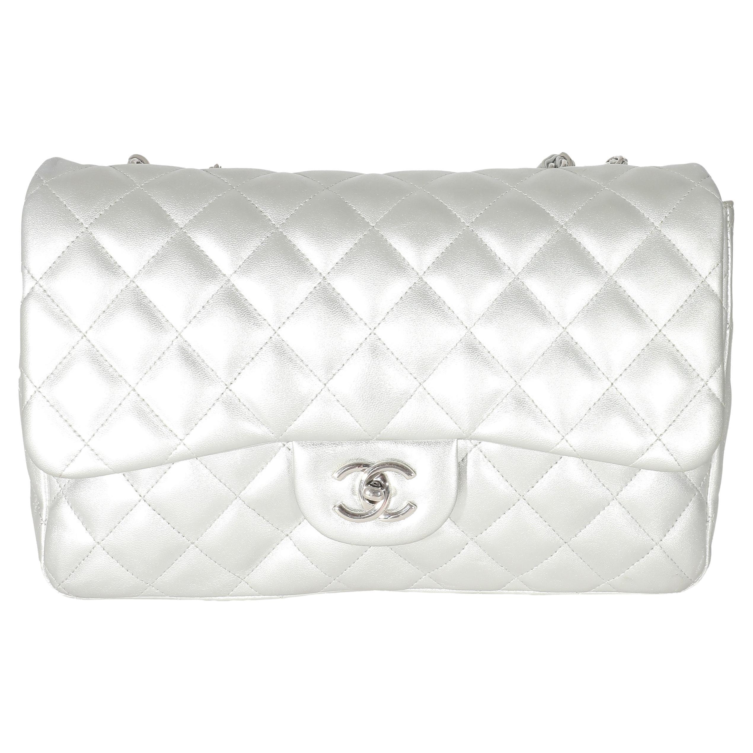 Chanel Classic Lambskin Leather Double Flap Bag (SHG-34550) – LuxeDH