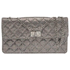 Chanel Silver/Multicolor Glitter Reissue Chain Shoulder Bag
