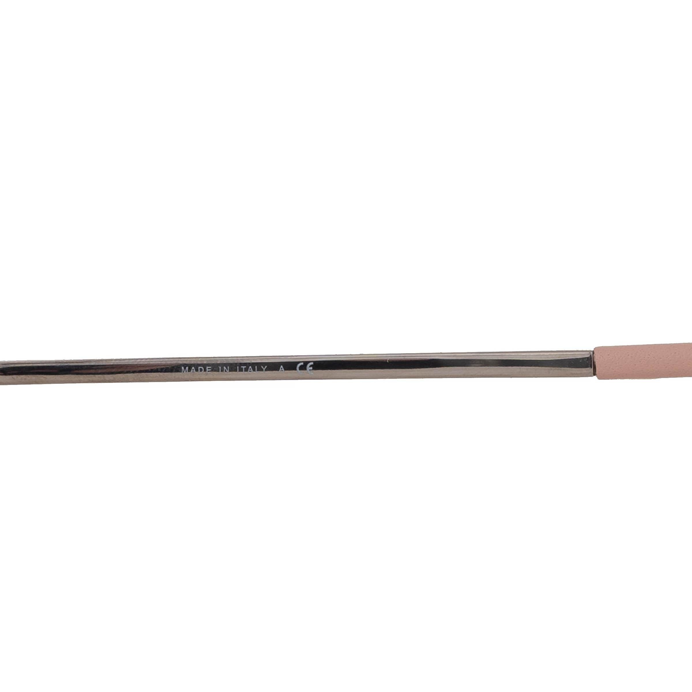 Brown CHANEL silver & pink PILOT AVIATOR Sunglasses 4189-T-C For Sale