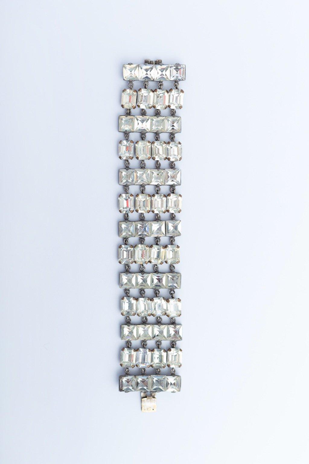 Chanel silver-plated bracelet (Attributed to) For Sale 1