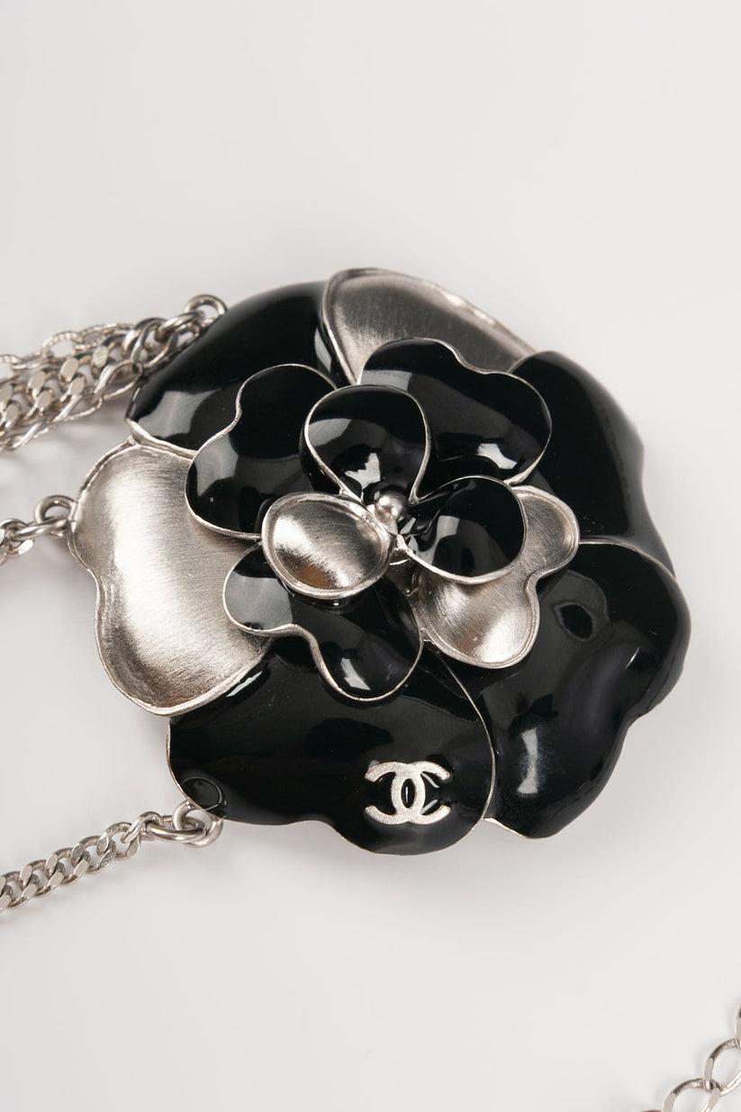 Chanel Silver Plated Camellia Belt Spring, 2007 1