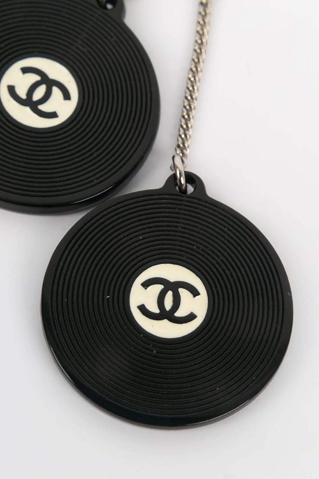 Chanel Silver Plated Metal 