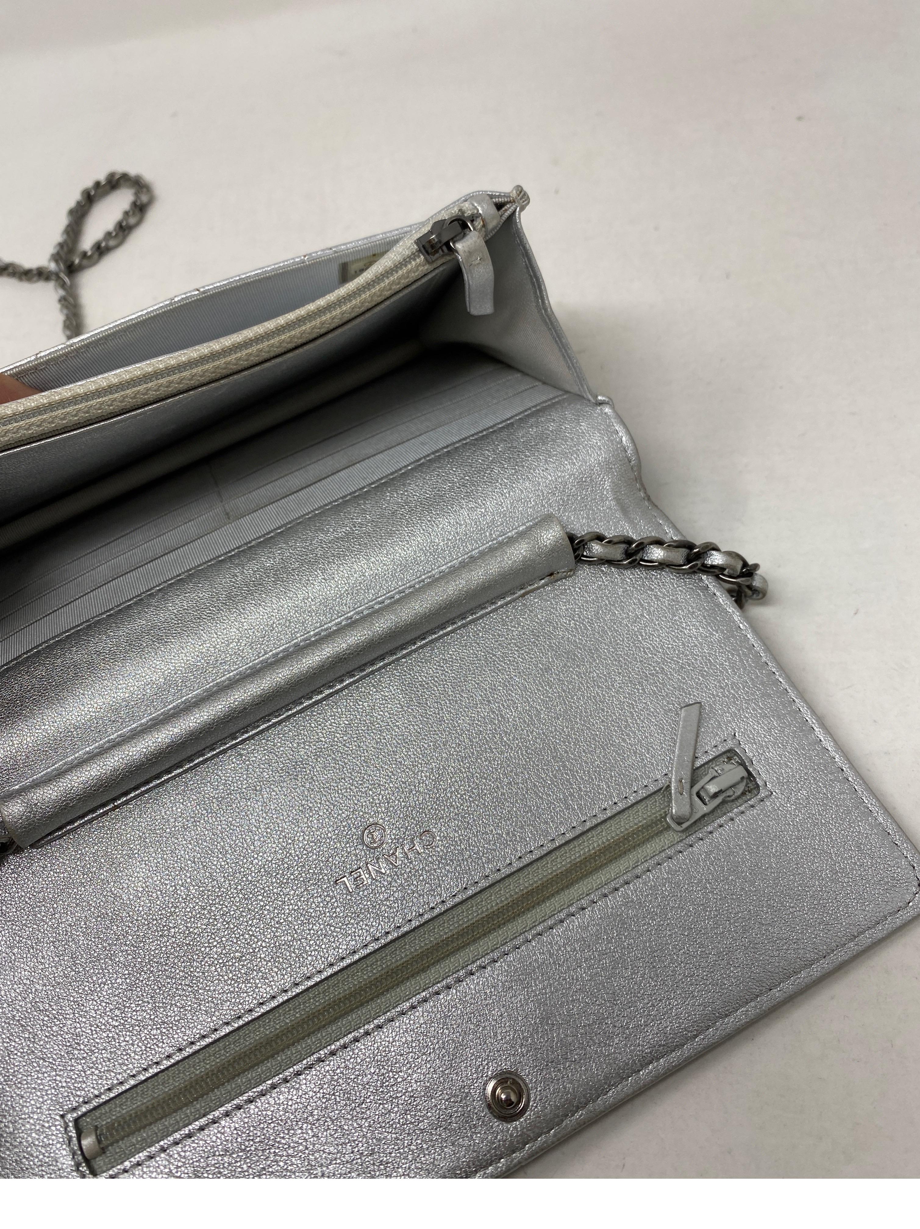 Chanel Silver Reissue Wallet On A Chain Bag 6
