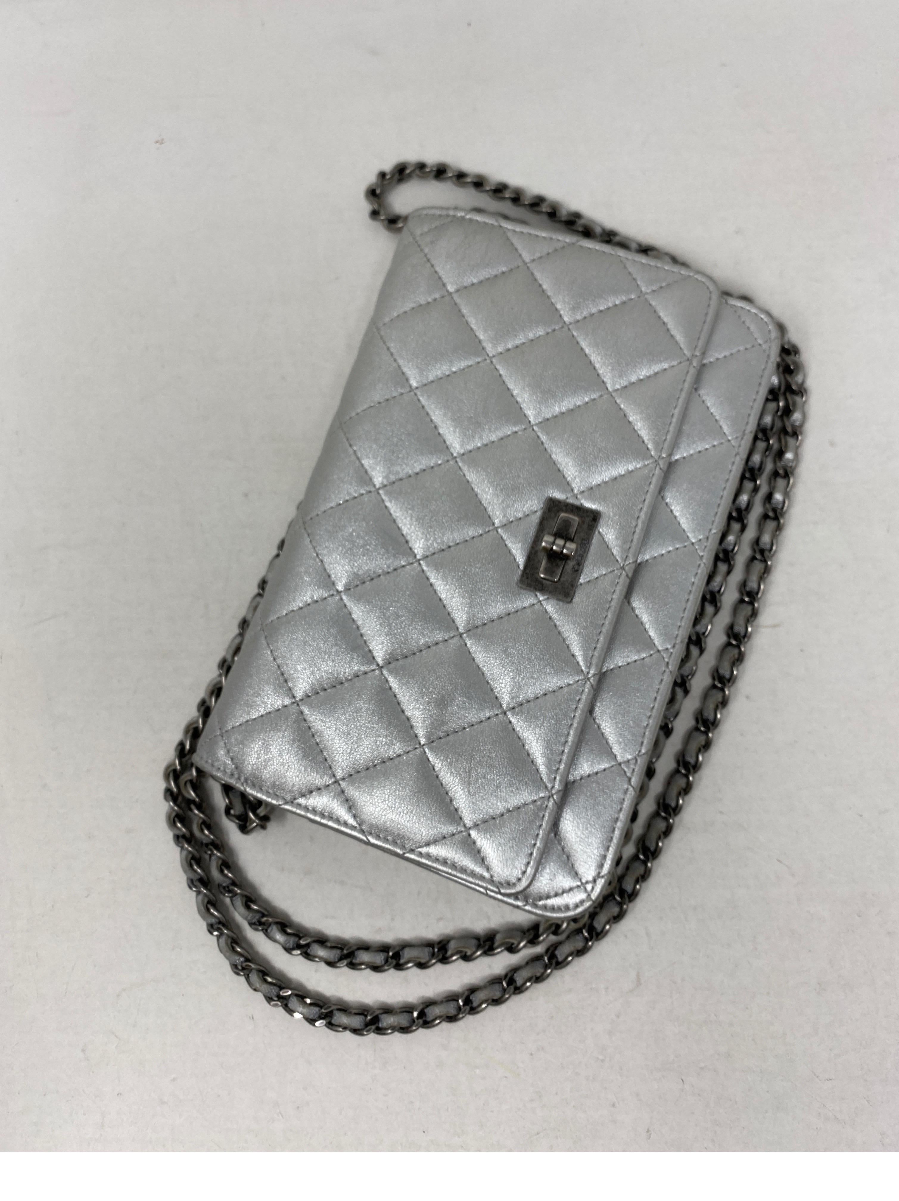 Chanel Silver Reissue Wallet On A Chain Bag 9