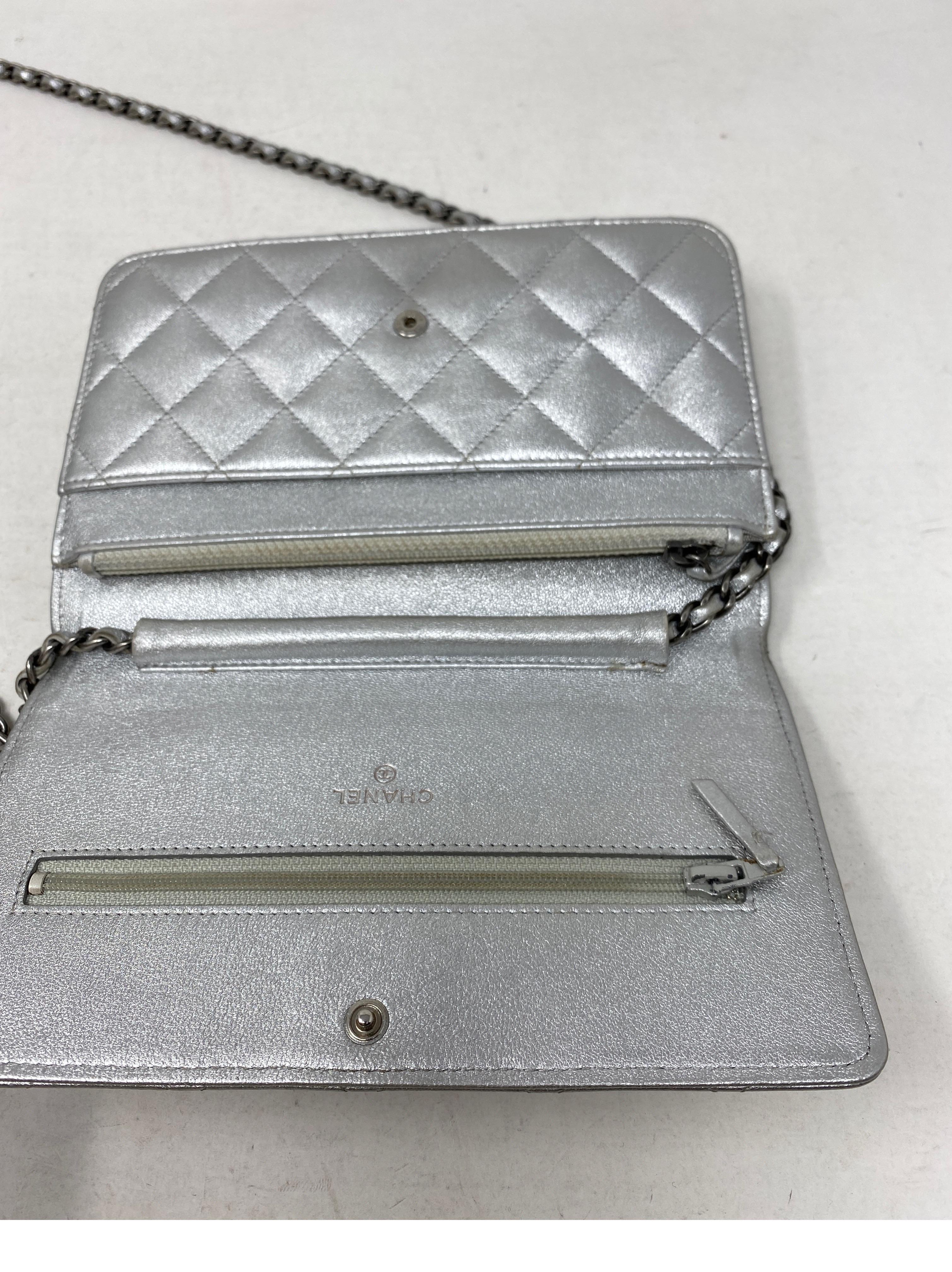 Chanel Silver Reissue Wallet On A Chain Bag 1