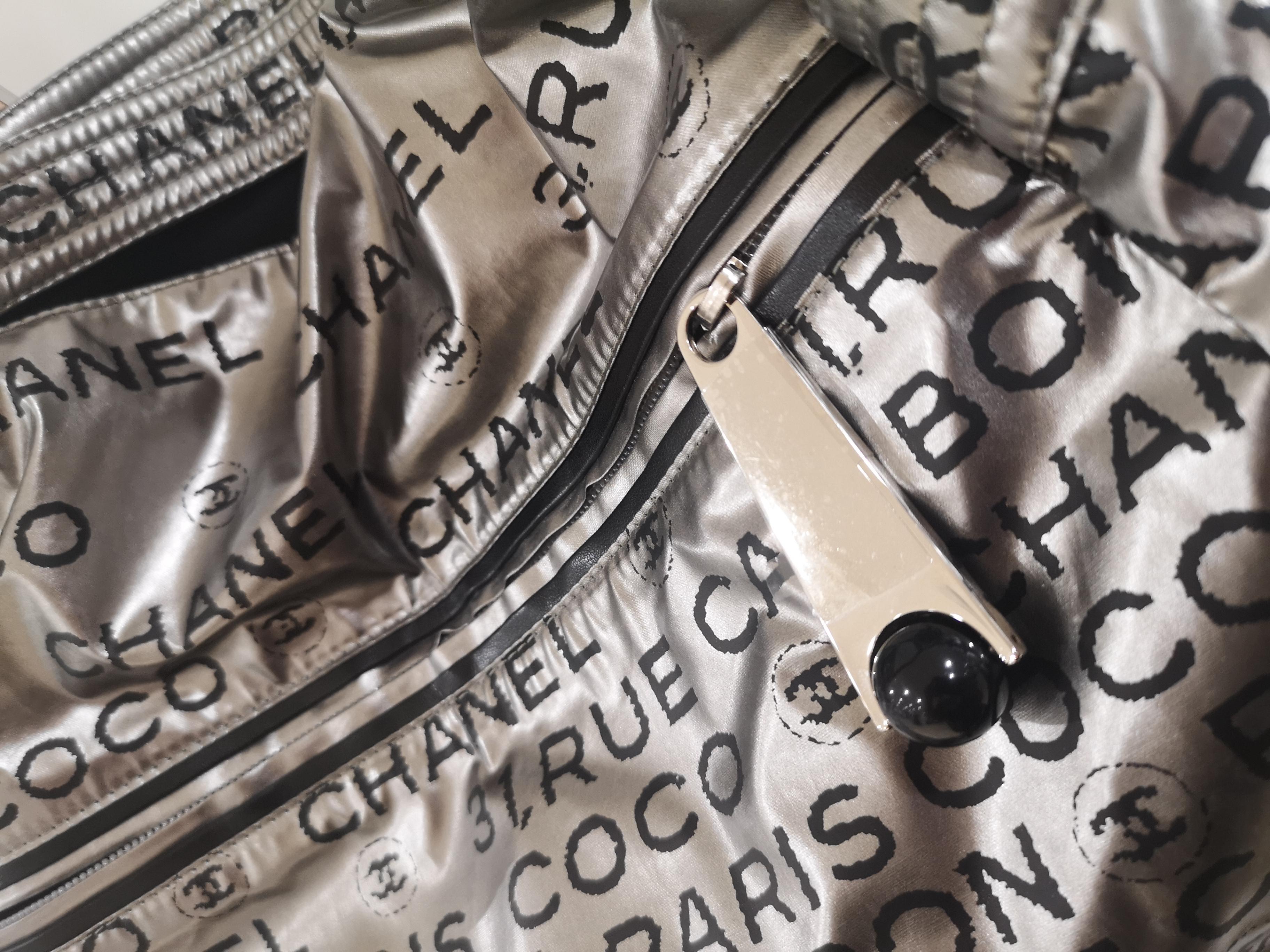 Chanel silver Rue de Cambon shoulder bag 2