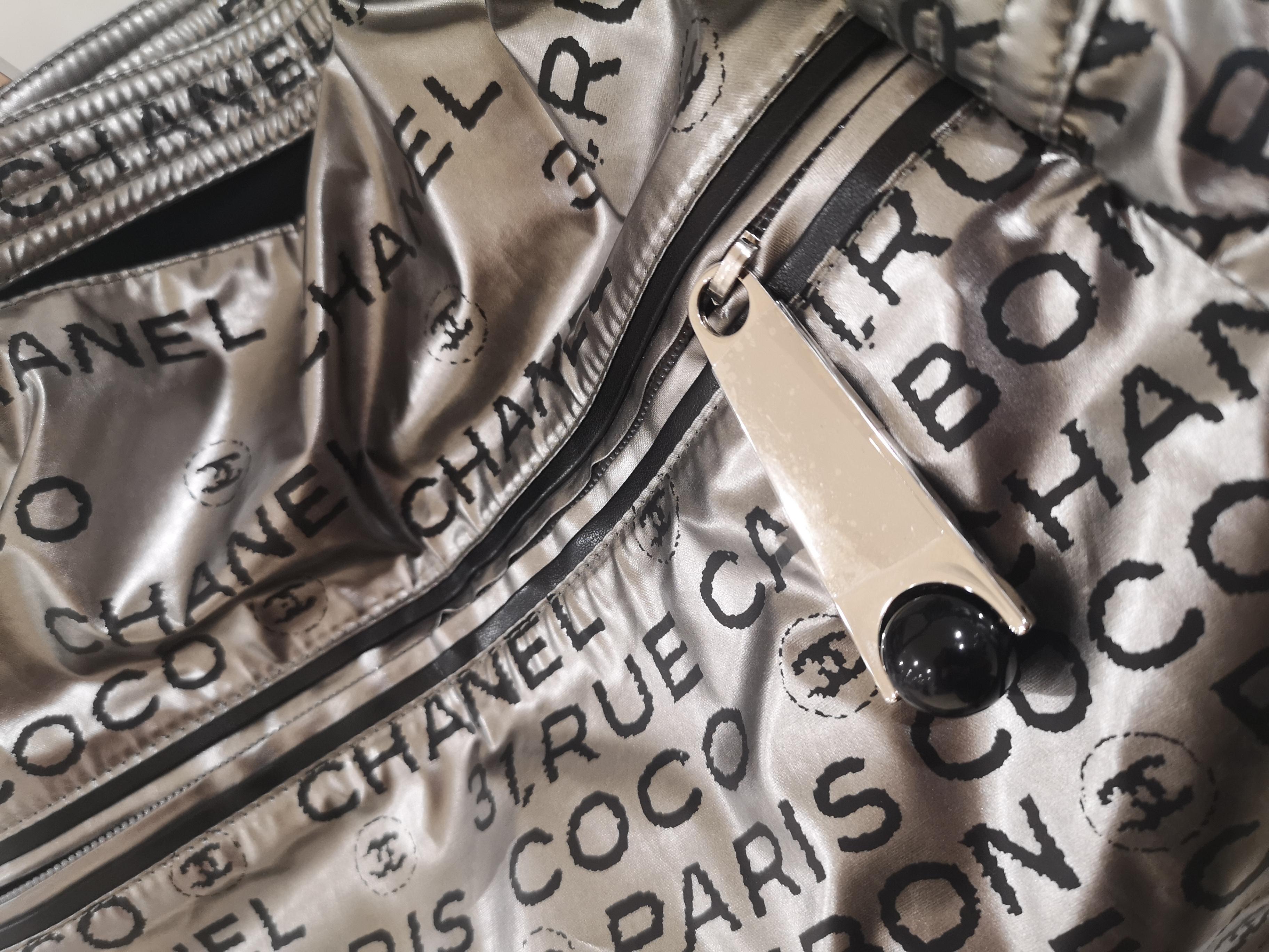 Chanel silver Rue de Cambon shoulder bag 3