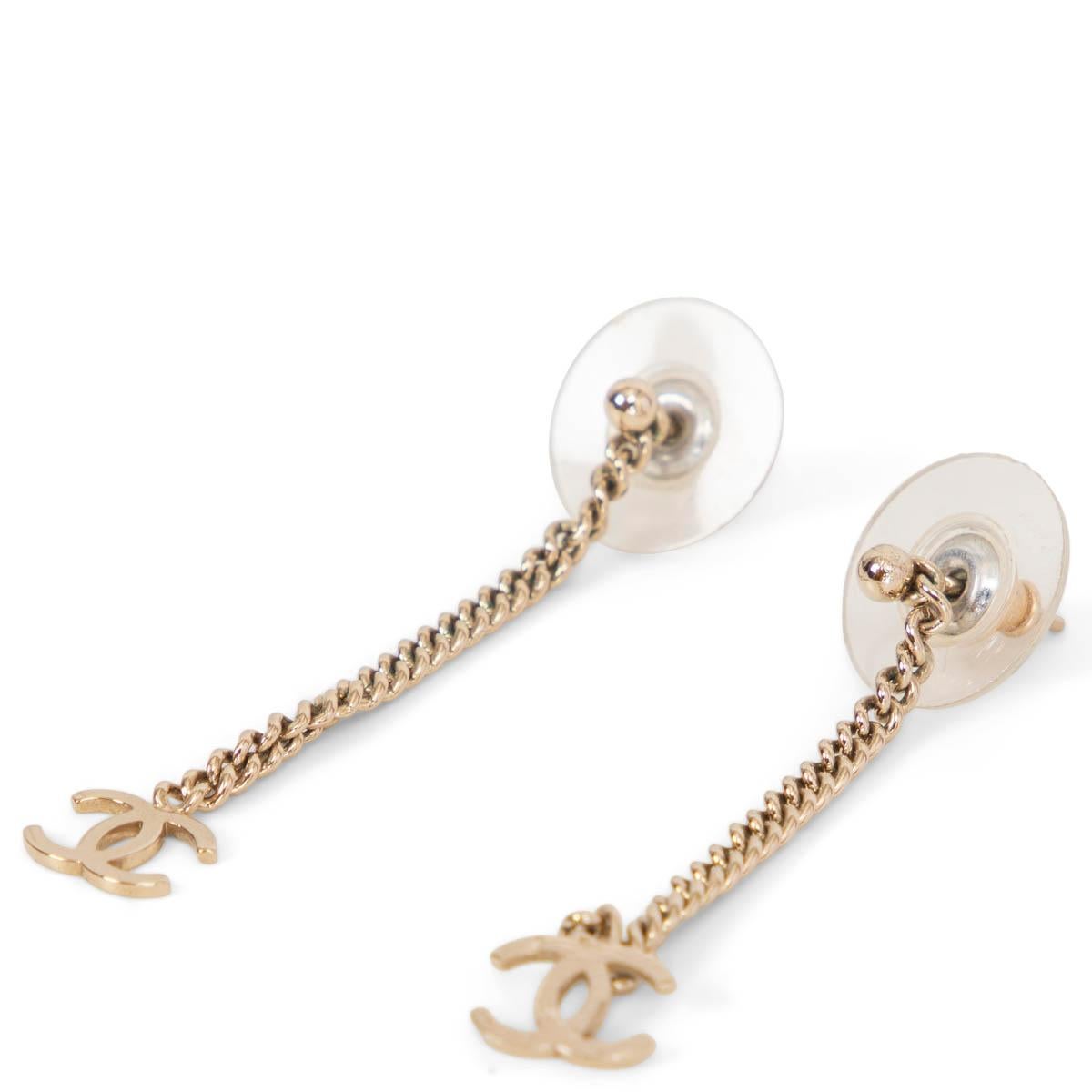 chanel cc drop earrings