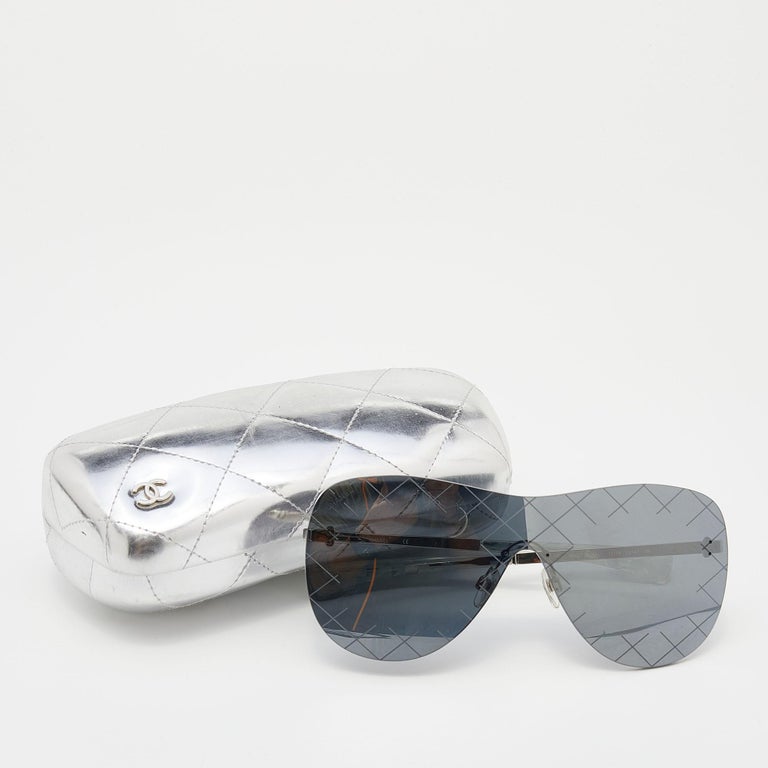 Chanel 100% Stainless Steel Without Nickel Solid Silver 4029C Clear  Sunglasses One Size - 49% off