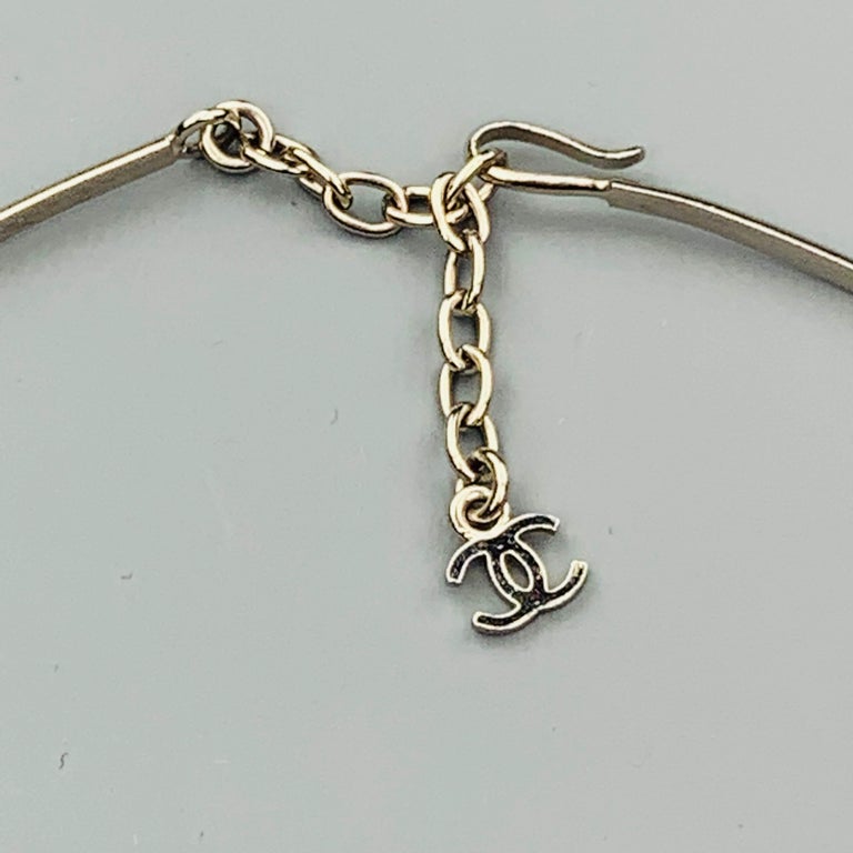 chanel camellia choker